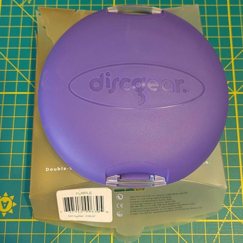 Discgear Double Sided Storage purple